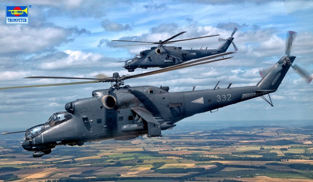 05829 ﾄﾗﾝﾍﾟｯﾀｰ 1/48 Mi-24P ﾊｲﾝﾄﾞF 攻撃ﾍﾘｺﾌﾟﾀｰ