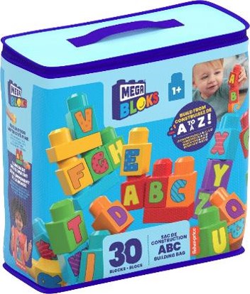 HRR60-9863 1才からのﾒｶﾞﾌﾞﾛｯｸ ABCであそぼう 30個ﾌﾞﾛｯｸﾊﾟｯｸ
