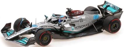 417223163 MINICHAMPS1/43 ﾒﾙｾﾃﾞｽ AMG ﾍﾟﾄﾛﾅｽ F1ﾁｰﾑ F1 W13 E ﾊﾟﾌｫｰﾏﾝｽ ｼﾞｮｰｼﾞ･ﾗｯｾﾙ ﾊﾝｶﾞﾘｰGP 2022 初ﾎﾟｰﾙﾎ