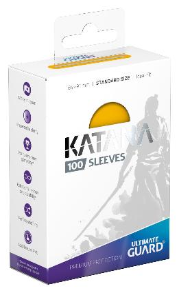 KATANA Sleeves Standard Size Yellow (100)