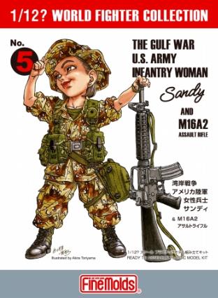 FT5 1/12? 米陸軍女性兵士･ｻﾝﾃﾞｨ(湾岸戦争)