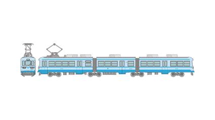 323327 鉄道ｺﾚｸｼｮﾝ筑豊電気鉄道2000形2003号(青)
