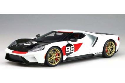 GTS037US GT SPIRIT 1/18 ﾌｫｰﾄﾞ GT #98 ﾍﾘﾃｰｼﾞｴﾃﾞｨｼｮﾝ (ﾎﾜｲﾄ) US Exclusive