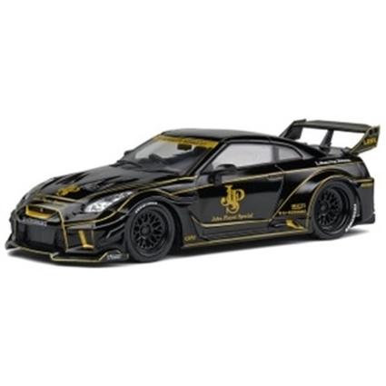 S4311201 SOLIDO 1/43 日産 GT-R (R35) LB ｼﾙｴｯﾄ JPS (ﾌﾞﾗｯｸ)