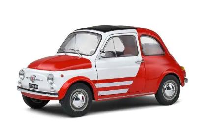 S1801408 SOLIDO 1/18 ﾌｨｱｯﾄ 500 TURBINA TRIBUTE 1965 (ﾎﾜｲﾄ/ﾚｯﾄﾞ)