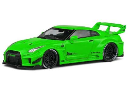 S4311207 SOLIDO 1/43 日産 GT-R R35 LB ｼﾙｴｯﾄ (ｸﾞﾘｰﾝ)