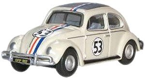 OX76VWB001 OXFORD 1/76 VW ﾋﾞｰﾄﾙ No.53 ﾊﾟｰﾙﾎﾜｲﾄ