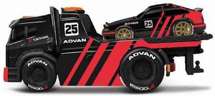 MS11532AE86 Maisto 1/64 JDMﾌﾗｯﾄﾍﾞｯﾄﾞ /1983 ﾄﾖﾀ ｽﾌﾟﾘﾝﾀｰ ﾄﾚﾉ (AE86) ﾌﾞﾗｯｸ/ﾚｯﾄﾞ