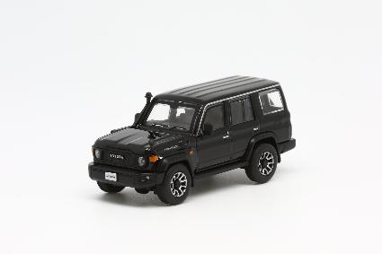 C33173 Model1 1/64 Toyota Land Cruiser 70 Attitude Black Mica RHD