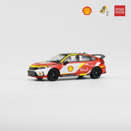 PR640037 POP RACE 1/64 SHELL HONDA CIVIC TYPE R