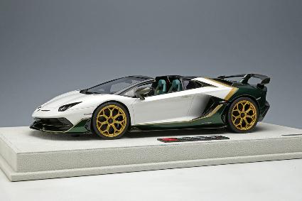 EML079A EIDOLON 1/18 Aventador SVJ Roadster 2020 Ad Personam 2 tone paint ﾊﾟｰﾙﾎﾜｲﾄ/ｳﾞｪﾙﾃﾞﾊｲﾄﾞﾗ