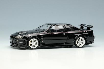 EM436D EIDOLON 1/43 NISSAN SKYLINE GT-R (BNR34) NISMO R-tune ﾌﾞﾗｯｸﾊﾟｰﾙ