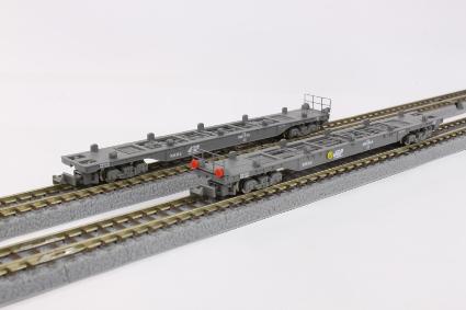T007-2 (Z) ｺｷ106 ｸﾞﾚｰ(ｺﾝﾃﾅなし)2両ｾｯﾄ