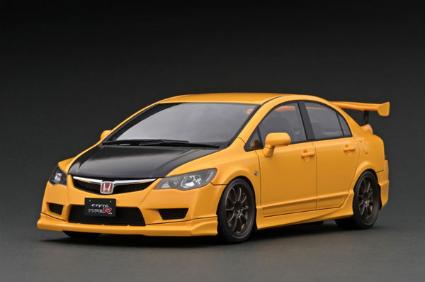 IG2831 IGﾓﾃﾞﾙ 1/18 Honda CIVIC (FD2) TYPE R Yellow