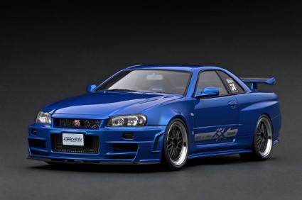 IG3226 IGﾓﾃﾞﾙ 1/18 TRUST GReddy 34RX Blue Metallic