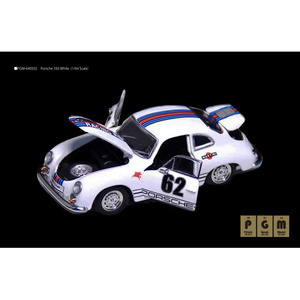 PGM-640502 PGM 1/64 Porsche 356 White