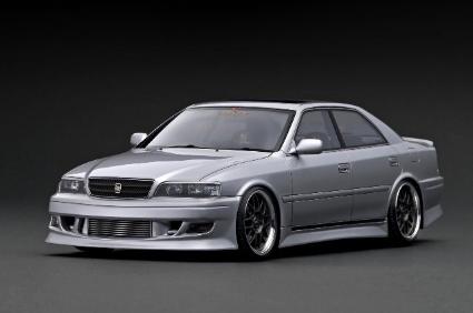 IG3323 IGﾓﾃﾞﾙ 1/18 VERTEX JZX100 Chaser Silver