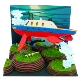 MP07-36 ｼﾞﾌﾞﾘmini ｳﾊﾞｻﾞﾒ号と海中農園 (nonscale)
