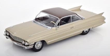 KKDC181252 KKscale 1/18 ｷｬﾃﾞﾗｯｸ ｼﾘｰｽﾞ 62 ｸｰﾍﾟ DeVille 1961 ﾍﾞｰｼﾞｭﾒﾀﾘｯｸ/ﾌﾞﾗｳﾝﾒﾀﾘｯｸ