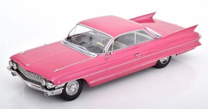 KKDC181254 KKscale 1/18 ｷｬﾃﾞﾗｯｸ ｼﾘｰｽﾞ 62 ｸｰﾍﾟ DeVille 1961 ﾋﾟﾝｸﾒﾀﾘｯｸ