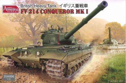 AMH35A006 1/35 ｲｷﾞﾘｽ重戦車 FV214 ｺﾝｶﾗｰ Mk.I