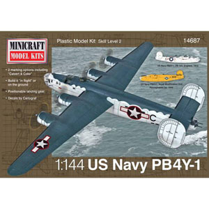 MC14687 ﾐﾆｸﾗﾌﾄ 1/144 ｱﾒﾘｶ海軍 PB4Y-1 ｢ｶﾙﾊﾞｰﾄ&ｺｰｸ｣