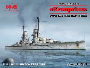 S016 ICM 1/700 ﾄﾞｲﾂ弩級戦艦 ｸﾛｰﾝ･ﾌﾟﾘﾝﾂ