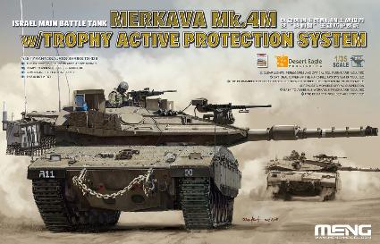 MENTS-036 ﾓﾝﾓﾃﾞﾙ 1/35 ｲｽﾗｴﾙ主力戦車ﾒﾙｶﾊﾞMk.4M ﾄﾛﾌｨｰｱｸﾃｨﾌﾞ防御ｼｽﾃﾑ搭載