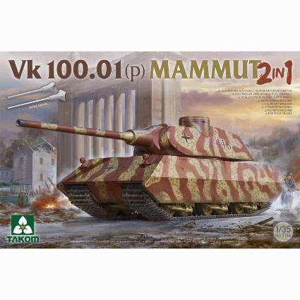 TKO2156 ﾀｺﾑ 1/35 Vk 100.01 (P) ﾏﾑｰﾄ 2 in 1