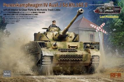 RFM5043 ライフィールド 1/35 IV号戦車 J型 最終生産型 Sd.Kfz.161/2/w/フルインテリア