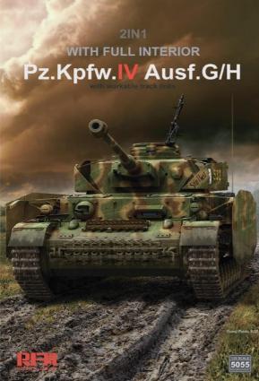 RFM5055 ﾗｲﾌｨｰﾙﾄﾞﾓﾃﾞﾙ 1/35 IV号戦車 G/H型 w/連結組立可動式履帯&ﾌﾙｲﾝﾃﾘｱ (2 in 1)