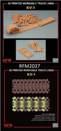 RFM2037 ﾗｲﾌｨｰﾙﾄﾞ 1/35 KV-1用可動式履帯ｾｯﾄ (3Dﾌﾟﾘﾝﾀｰ製)