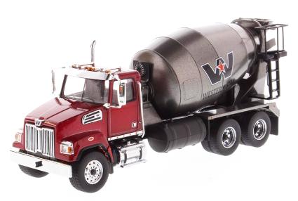 71033 DIECAST MASTERS 1/50 ｳｴｽﾀﾝｽﾀｰ 4700 SF ｺﾝｸﾘｰﾄﾐｷｻｰ ﾒﾀﾘｯｸﾚｯﾄﾞ