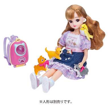 ﾘｶちゃん わんにゃんﾘｭｯｸ&ﾍﾟｯﾄいっぱいｾｯﾄ
