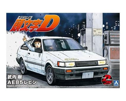 頭文字D No.10 1/24 竹内 樹 AE85ﾚﾋﾞﾝ
