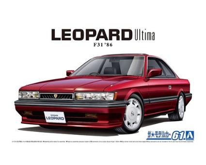ｻﾞ･ﾓﾃﾞﾙｶｰNo.61 1/24 ﾆｯｻﾝUF31ﾚﾊﾟｰﾄﾞ3.0ｱﾙﾃｨﾏ'86
