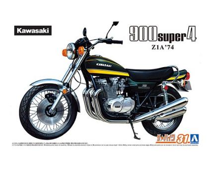 063415 ｻﾞ･ﾊﾞｲｸ､No.31 1/12 ｶﾜｻｷ Z1A 900 SUPER4 `74