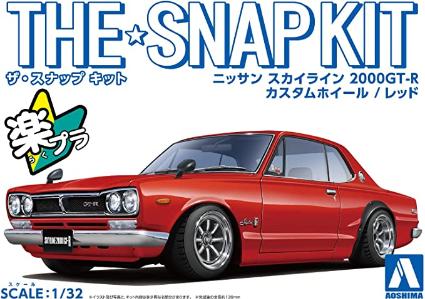 ｻﾞ☆ｽﾅｯﾌﾟｷｯﾄ 09-SP3 1/32 ﾆｯｻﾝ ｽｶｲﾗｲﾝ 2000GT-R ｶｽﾀﾑﾎｲｰﾙ(ﾚｯﾄﾞ)