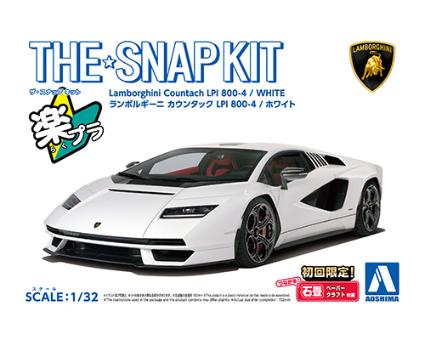 ｻﾞ☆ｽﾅｯﾌﾟｷｯﾄ 19-A 1/32 ﾗﾝﾎﾞﾙｷﾞｰﾆ ｶｳﾝﾀｯｸ LPI 800-4(ﾎﾜｲﾄ)