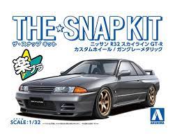 ｻﾞ☆ｽﾅｯﾌﾟｷｯﾄ 14-SP1 1/32 ﾆｯｻﾝ R32ｽｶｲﾗｲﾝGT-R ｶｽﾀﾑﾎｲｰﾙ (ｶﾞﾝｸﾞﾚｰﾒﾀﾘｯｸ)