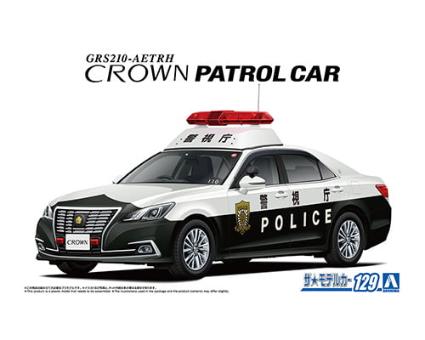 ｻﾞ☆ﾓﾃﾞﾙｶｰ 1/24 No.129 ﾄﾖﾀ GRS210 ｸﾗｳﾝ ﾊﾟﾄﾛｰﾙｶｰ 警ら用 `16