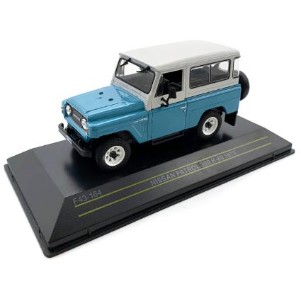 F43164 FIRST 1/43 NISSAN PATROL 300 H-60 70 ﾗｲﾄﾌﾞﾙｰ/ﾎﾜｲﾄ 海外仕様