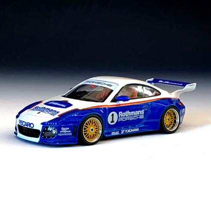 MOC320 IXO 1/43 Old and New 997 ﾎﾜｲﾄ/ﾌﾞﾙｰ