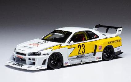 MOC326 IXO 1/43 日産 ｽｶｲﾗｲﾝ LB-ER34ｽｰﾊﾟｰｼﾙｴｯﾄ 2020 ﾎﾜｲﾄ