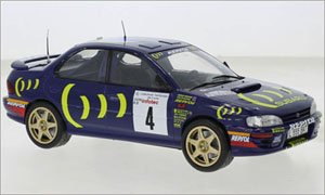 24RAL028B IXO 1/24 ｽﾊﾞﾙ ｲﾝﾌﾟﾚｯｻ 1995年ﾂｰﾙ･ﾄﾞ･ｺﾙｽ #4 C. McRae / D.Ringer