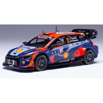 RAM909 IXO 1/43 ﾋｮﾝﾃﾞ i20 N Rally1 2023年ｾﾝﾄﾗﾙﾖｰﾛｯﾊﾟﾗﾘｰ 優勝 #11 T.Neuville/M.Wydaeghe
