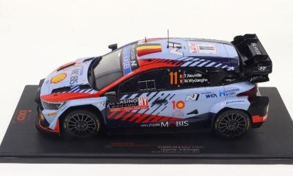 18RMC194 IXO 1/18 ﾋｮﾝﾃﾞ i20 N Rally1 2024年ﾓﾝﾃｶﾙﾛﾗﾘｰ 優勝 #11 T.Neuville / M.Wydaeghe