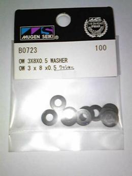 B0723 OW 3 x 8 x0.5 ワッシャー