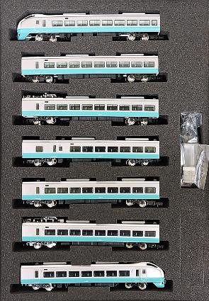 50555 E653系(ﾌﾚｯｼｭひたち･床下黒･緑)7両編成ｾｯﾄ(動力付き)