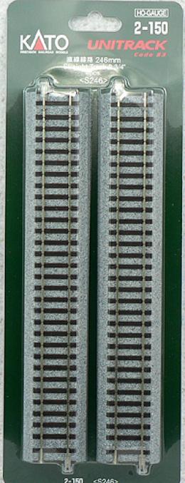 2-150 (HO) 直線線路 246mm (4本入)